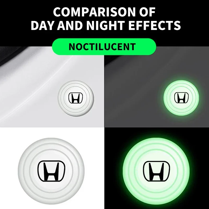 1/2/4 шт. наклейки на дверь автомобиля амортизатор авто светоотражающий буфер для