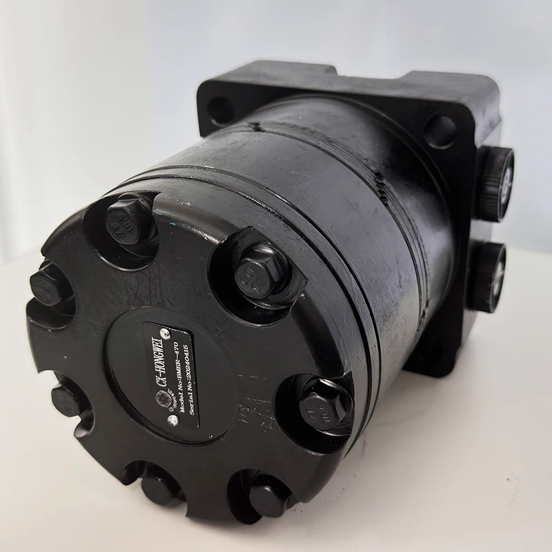 Шлицевой гидравлический двигатель Низкоскоростной высокий крутящий момент BMV-