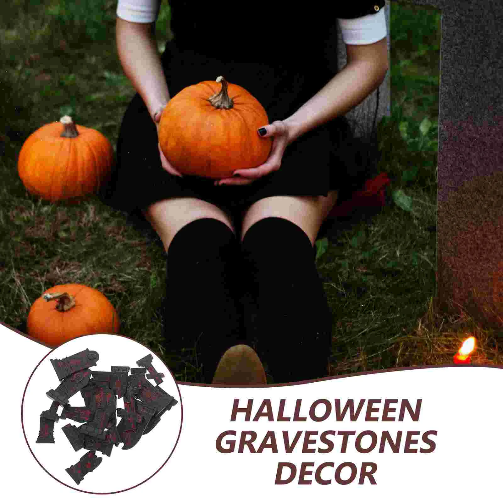 10 шт. череп надгробие украшение Хэллоуин модель кладбище надувной