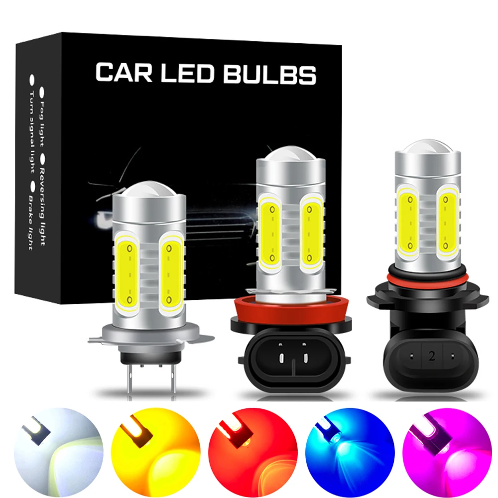 

2 шт. H8 H11 PSX24W PSX26W P13W Led HB4 9006 HB3 9005 Противотуманные фары s H1 H3 881 лампочка COB 6000K Автомобильная светодиодная фара для вождения автомобиля