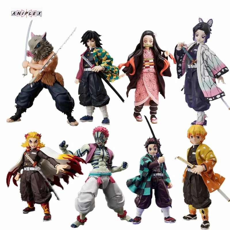 

Stock Original Aniplex BUZZmod Akaza Rengoku Kyoujurou Agatsuma Zenitsu Kamado Tanjirou Kamado Nezuko Inosuke Demon Slayer Model