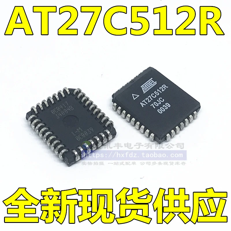 1PCS/AT27C512R AT27C512R-70JC PLCC32