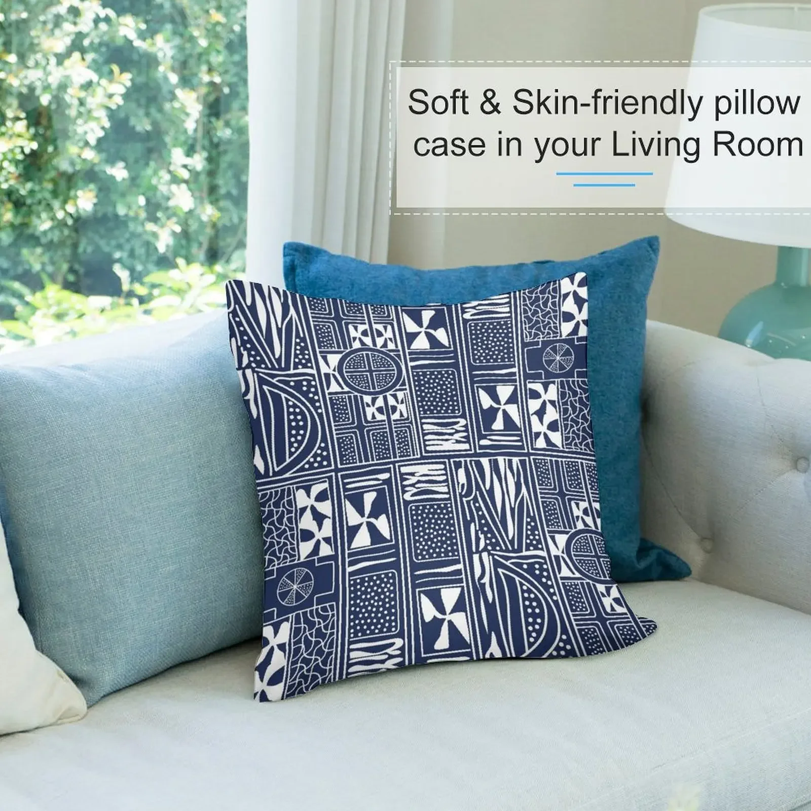 Ndop Print-Tass fields Камерун Декоративная подушка Роскошная наволочка Декоративные