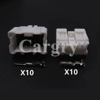 1 set 10p automobile wiring cable plugs sockets electrical auto car connector 6098 6952 6098 6978 1674113 1 1674116 1