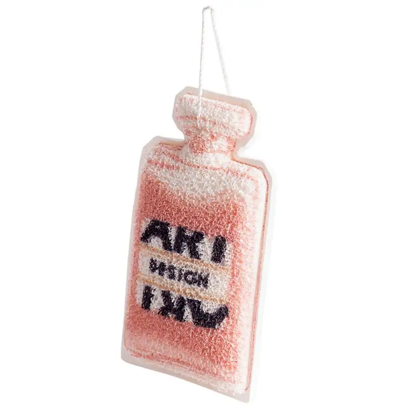 

Mud Descaling Rubbing Towel Green/black/pink Household Exfoliating Wipe Back Towel Lovely Bathroom Rub Thickened Back Sponge