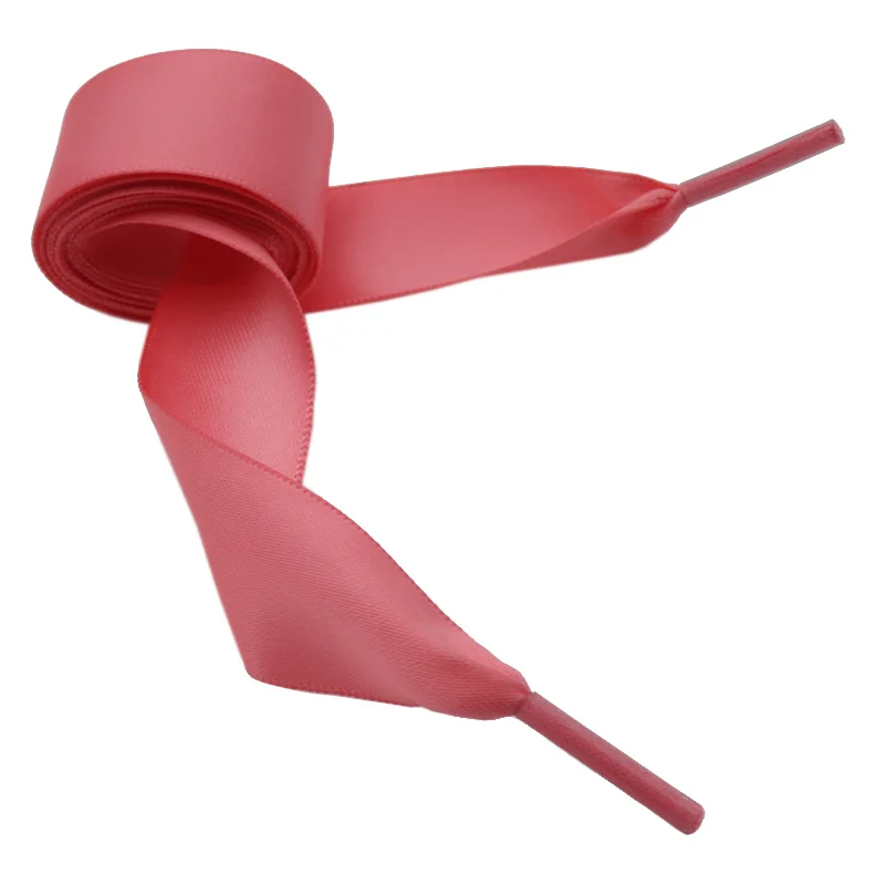 22MM Extra Wide Ribbon 60-180cm Laces With Golden Metal Tips For Laces 10 Pairs Cap Code Zapatillas Mujer Bulk Order Wholesale