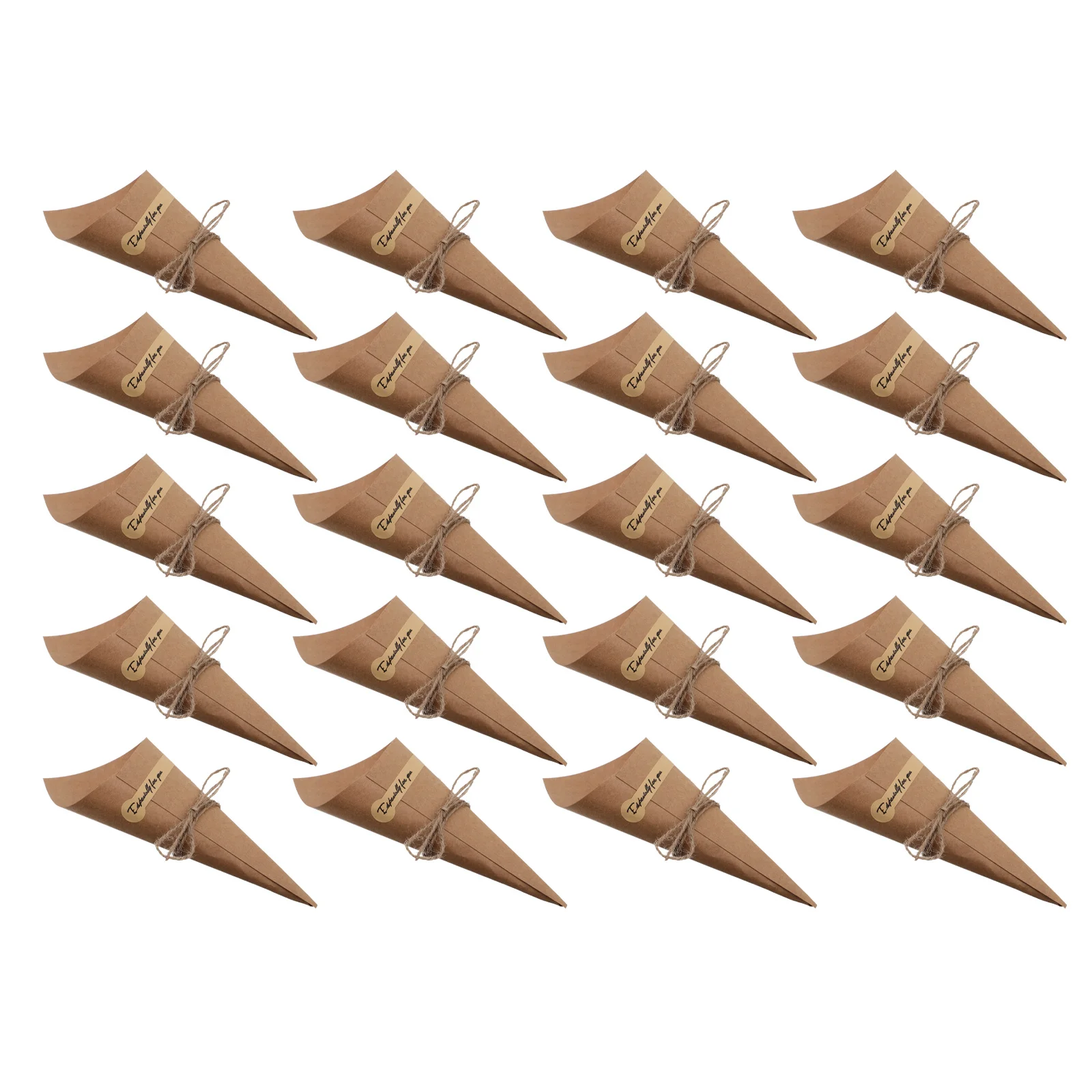 50 шт. обертки для конфет конус трубка торта сушеные цветы бумажные конусы