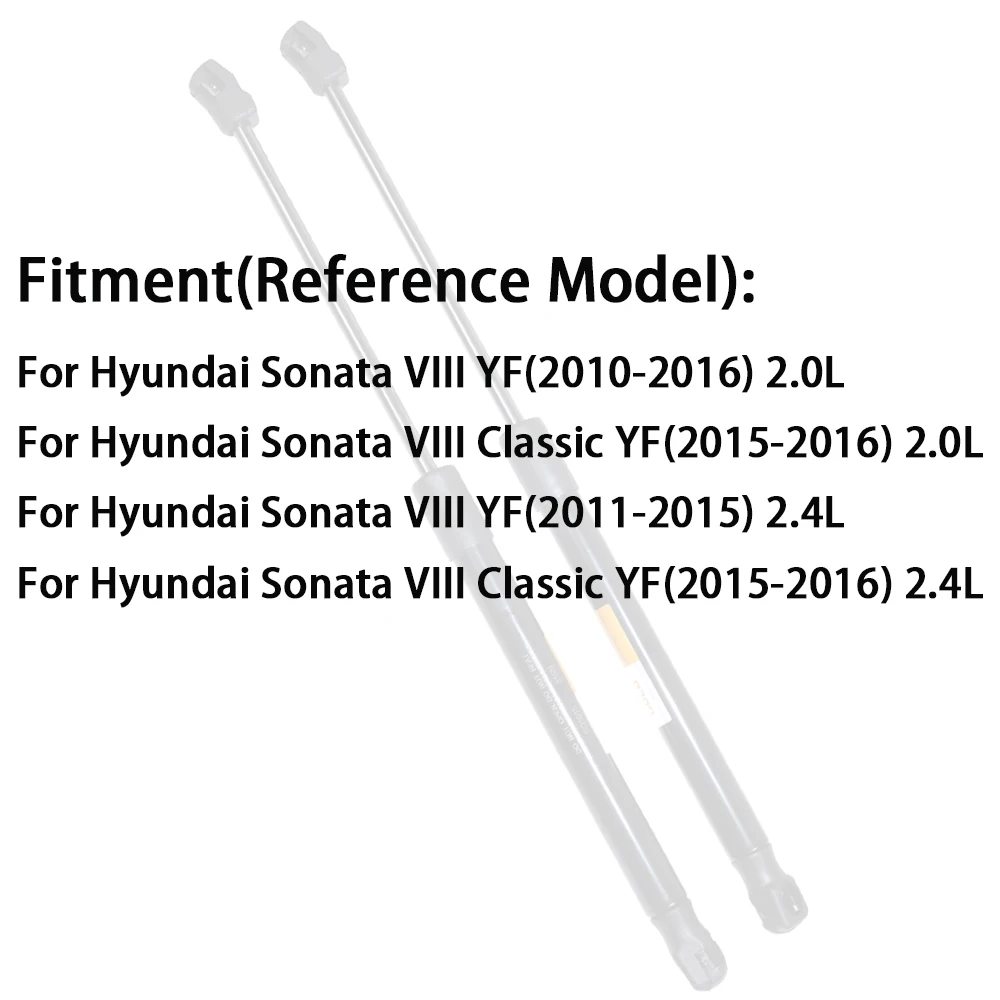 2 шт. передняя газовая пружинная стойка для Hyundai Sonata YF, капот, аксессуары для воздушного подъемника 2011-2015 2,4 л 2,0 л 811614Q000 (art.: 3920cfc336ffe) - 3920cfc336ffe