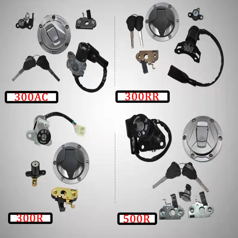 

Special Switches Faucets And Cushion Locks Original Accessories A Complete Set of Locks FOR LONCIN VOGE 650DS 300AC 300R 300RR