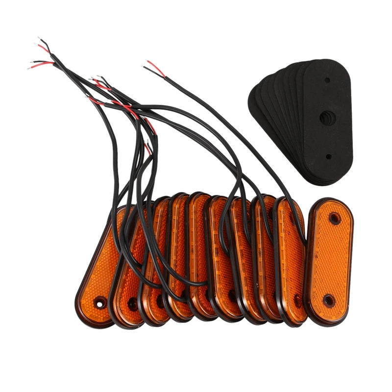 Задние габаритные огни для грузовиков трейлеров пикапов лодок 10x20 светодиодов