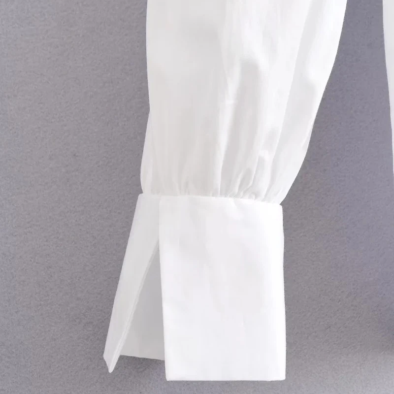 Merodi модные украшения для девочек белые длинные рубашки с отложным воротником