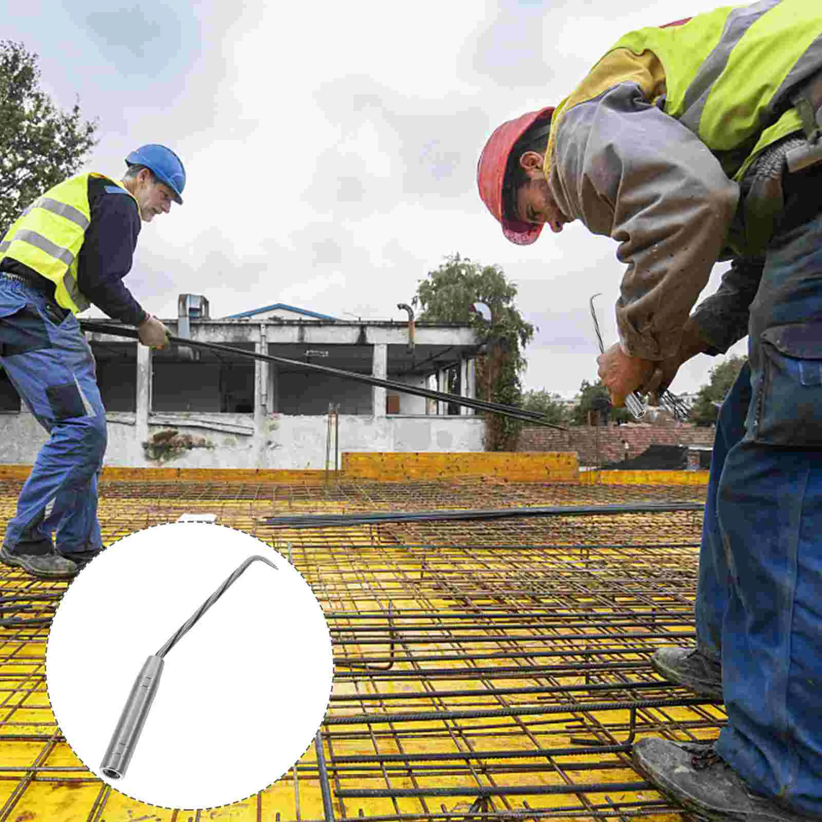 

Pile Core Steel Portable Replacement Wire Twisting Fence Tool Wire Twisting Tool Rebar Tie Wire Concrete Specialty Tool