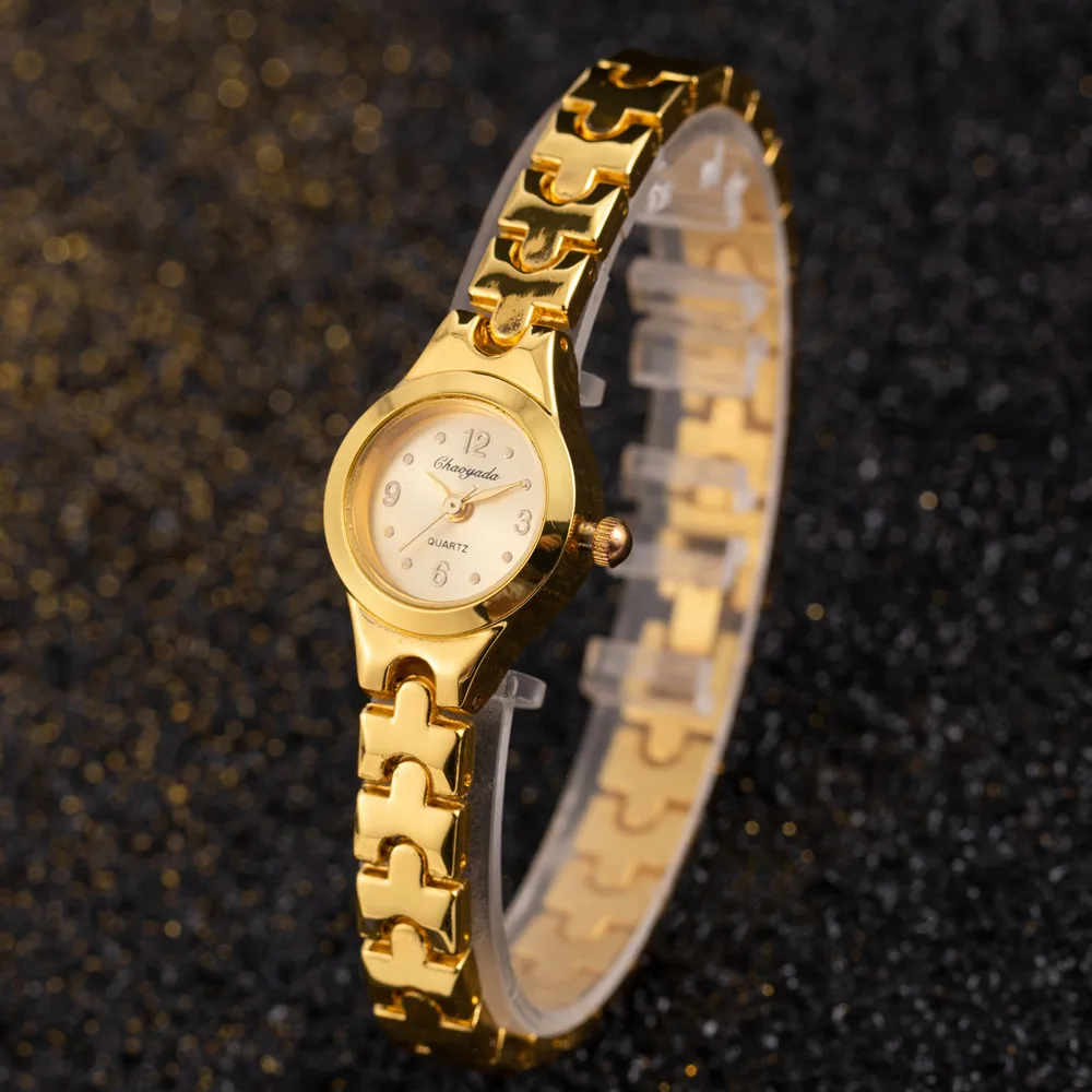 

SMVP Relojes Gold Plated Women Bracelet Wristwatch Girl Quartz Analog watch Hour Hot Selling High Quality Wholesale Watches