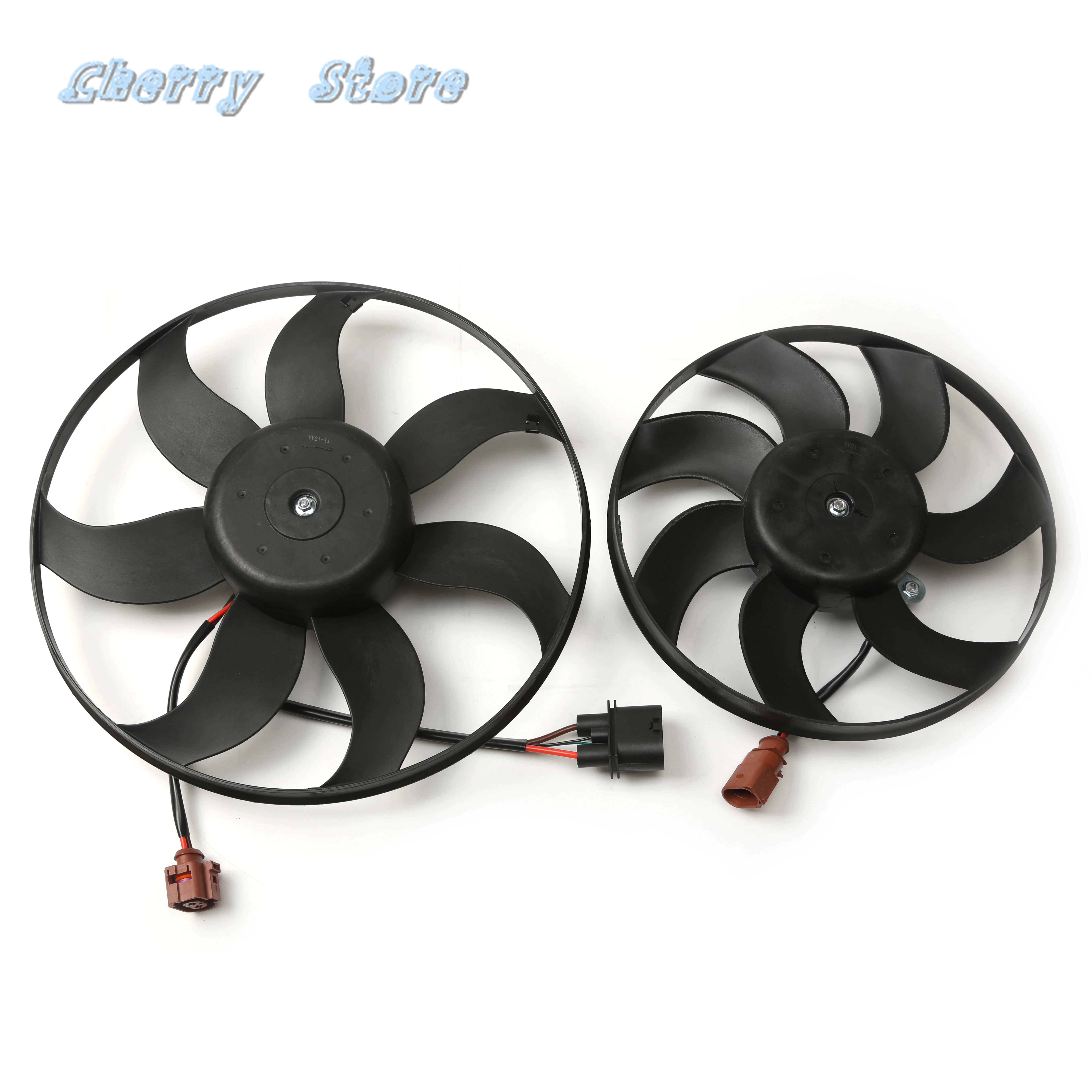 

Car Radiator Cooling Fans Set For Volkswagen Caddy Eos 2006-2011 Touran Golf Audi A3 Cabriolet TT Coupe 048106N 3C0959455F