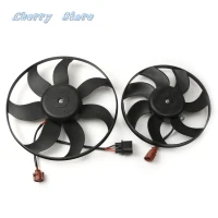 car radiator cooling fans set for volkswagen caddy eos 2006 2011 touran golf audi a3 cabriolet tt coupe 048106n 3c0959455f