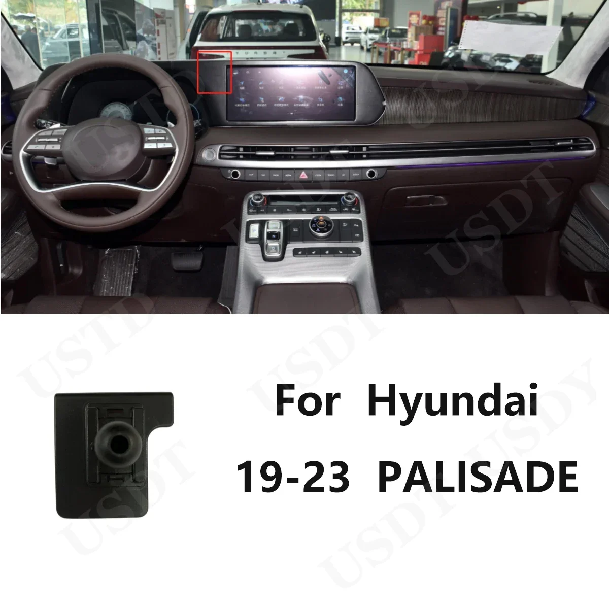 Для Hyundai IX25 IX35 Verna LA FESTA Palisade Santafe Custo специальный автомобильный держатель для мобильного телефона, кронштейн, магнитный держатель, подставка