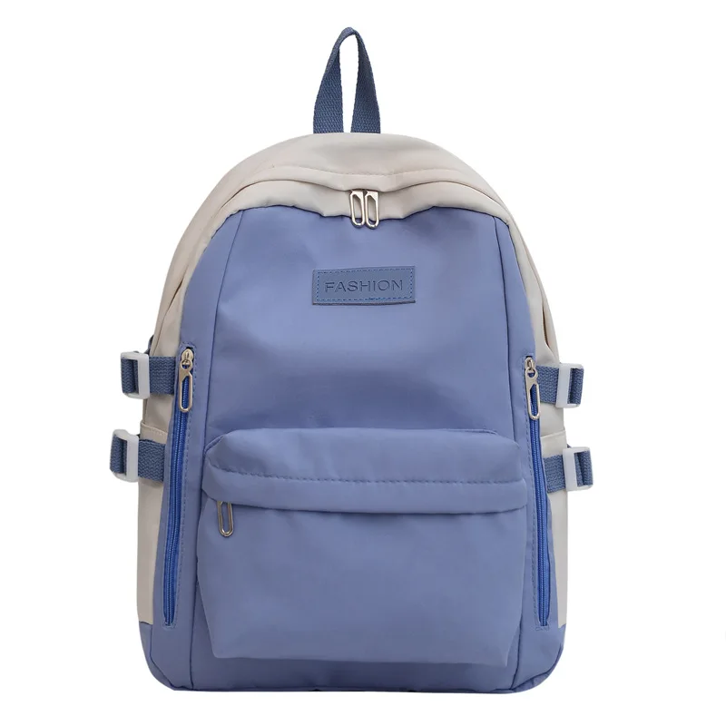 

Японская простота, школьный ранец для студентов колледжа, модный рюкзак, Женская нейлоновая Водонепроницаемая Вместительная дорожная сумка через плечо