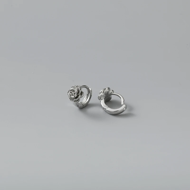  Изысканное маленькое кольцо для ушей с мини-розой простые и универсальные