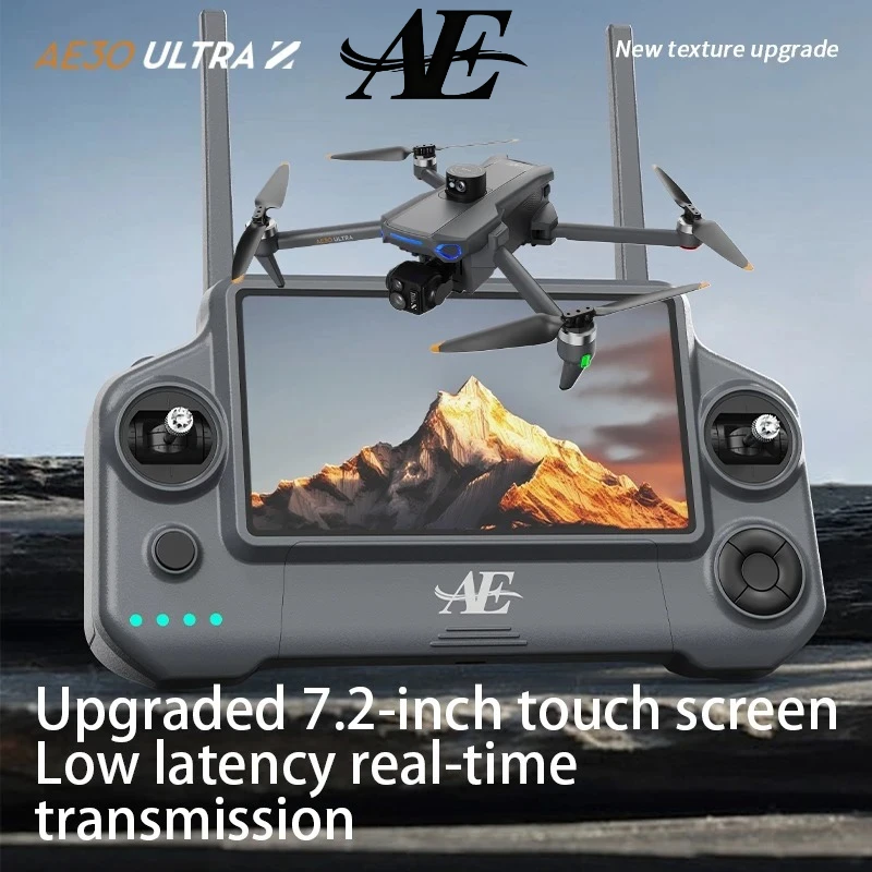 Фото Новый GPS-дрон с камерой 8K HD, 3-осевым карданом, Wi-Fi, обходом препятствий, FPV, бесщеточный, с сенсорным экраном, пультом ДУ, квадрокоптер, игрушка, 64 ГБ №2