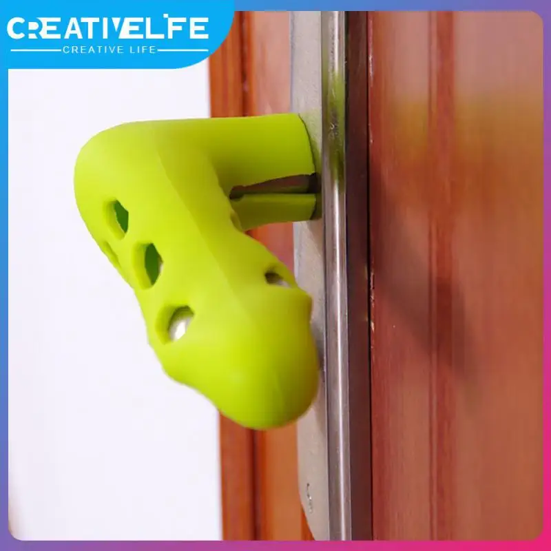 

New Home Door Handle Knob Anti-collision Silicone Door Knob Safety Cover Guard Protector Baby Security Protection Products