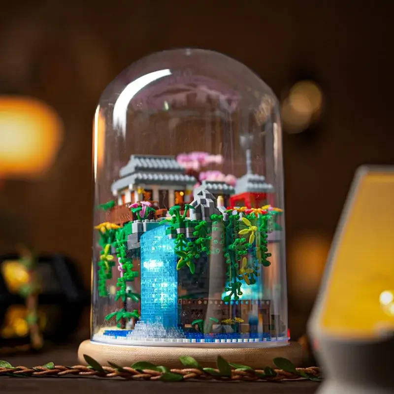 Набор Строительных Блоков Серии Sakura Bonsai - Древняя Китайская Архитектура Стиль Perky