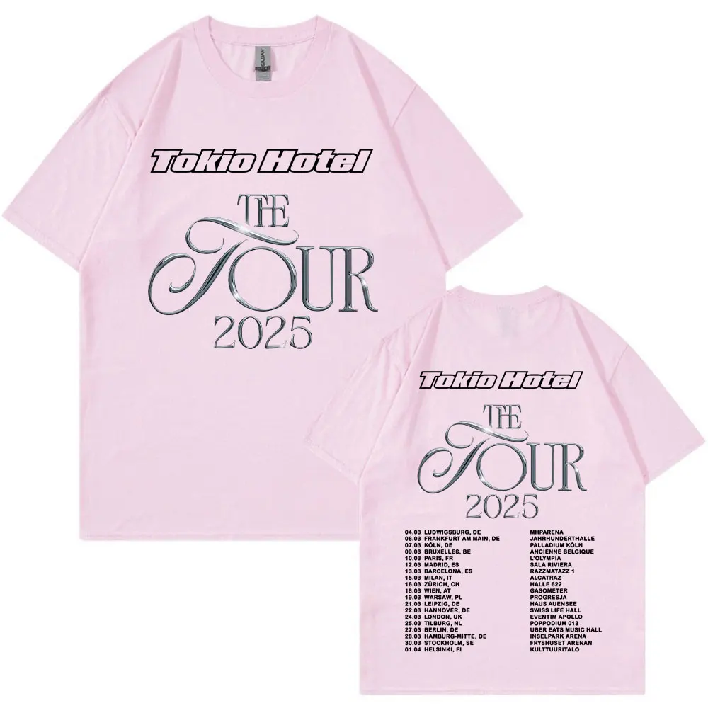 Немецкая рок-группа Tokio Hotel The Tour 2025 футболки для мужчин и женщин футболка в стиле