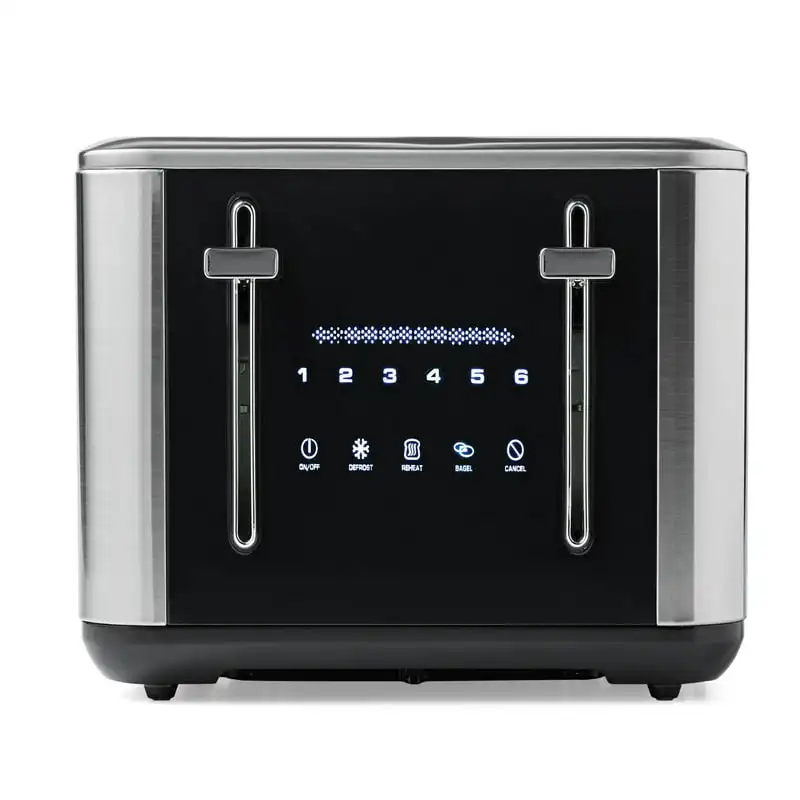 

Touchscreen 4-Slice Toaster Stainless Steel and Black
