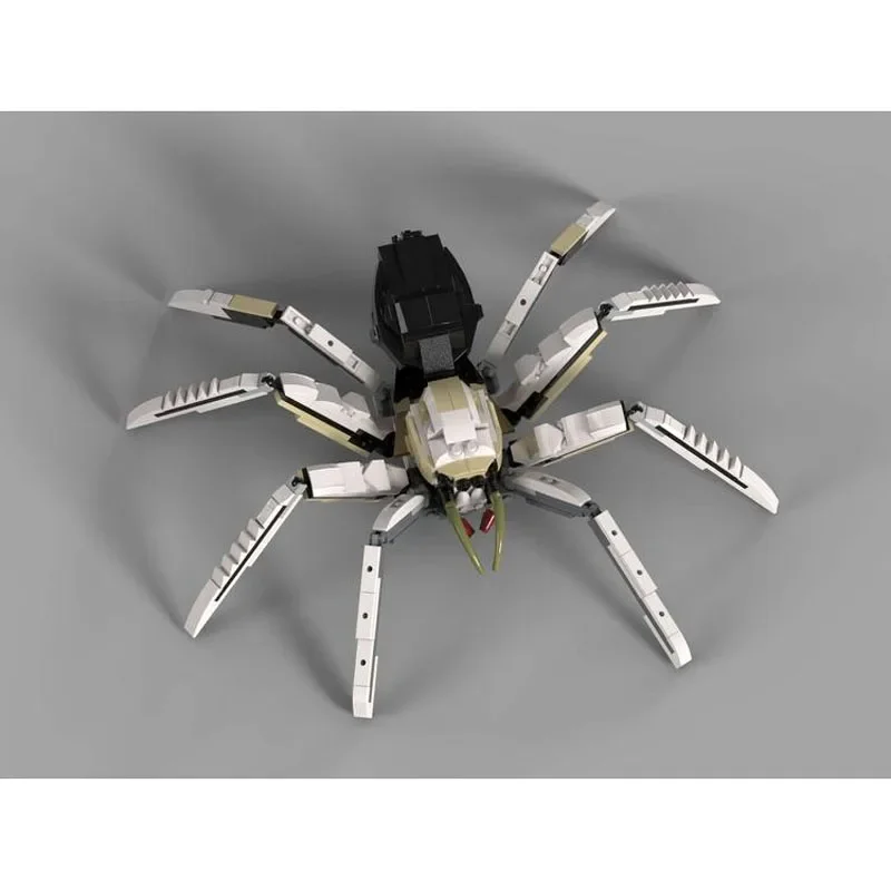 Фото Абсолютно новая модель животного - 76989 Тарантул MOC-154945, конструктор из 447 деталей, подарок для самостоятельной сборки, рождественский подарок, забавная игрушка №3