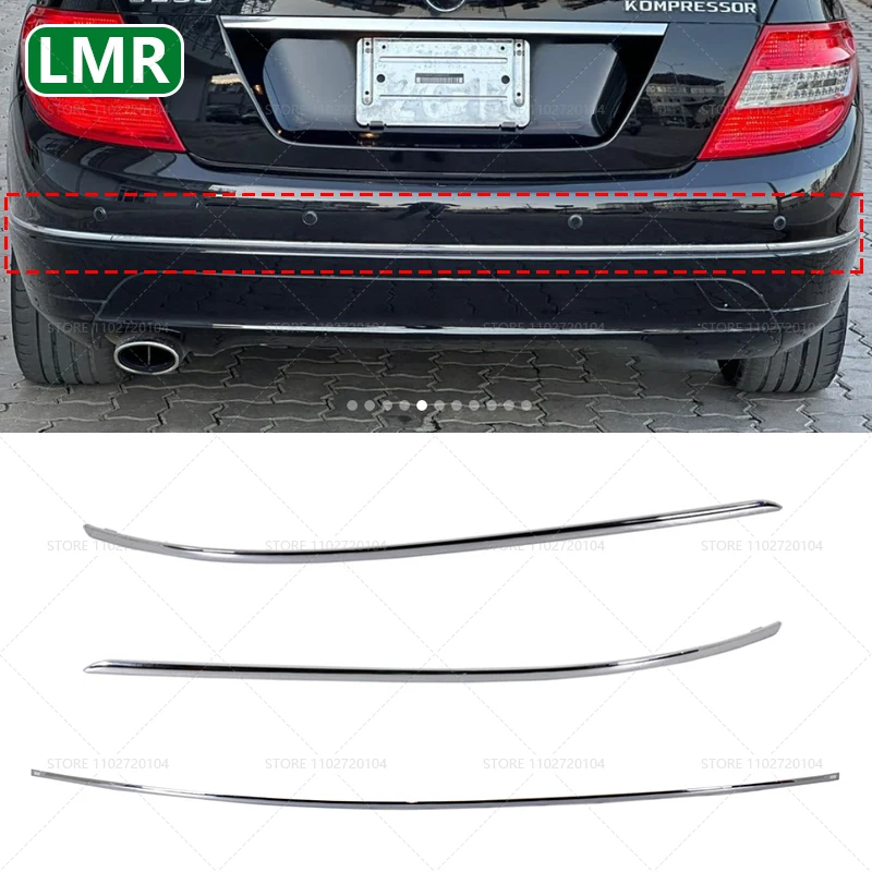 

Для 2008-2011 W204 Mercedes-Benz C-Class, задняя хромированная накладка на бампер 2048850921 2048851021 2048850421