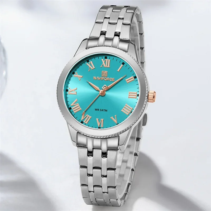Часы наручные NAVIFORCE женские кварцевые роскошные брендовые элегантные