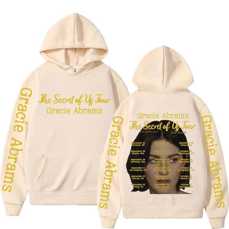 Худи Gracie Abrams The Secret of Us Tour с изображением музыкального альбома