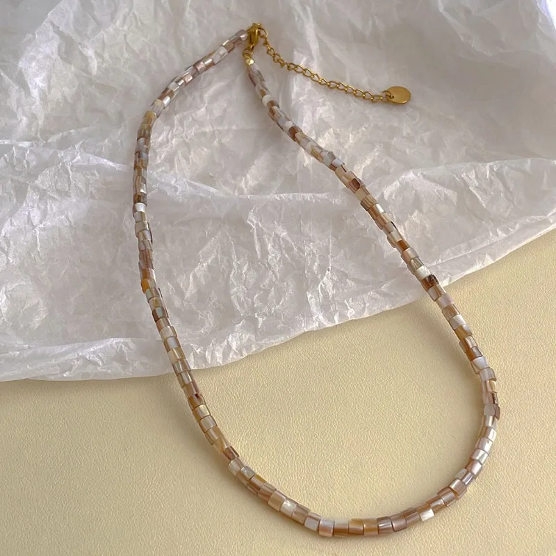 Ожерелья Draweye с бусинами для женщин на весну-лето корейские модные Элегантные