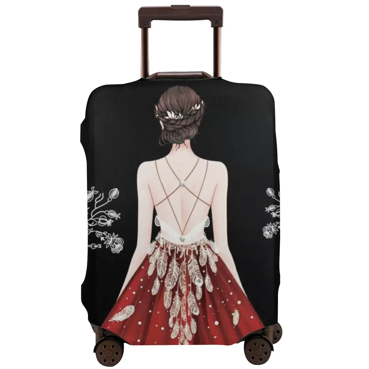 

Idol Trainee Washable Suitcase Luggage Cover Elastic Travel Luggage Protective Case Dust Case Protector Trolley Fit 18 to 32Inch