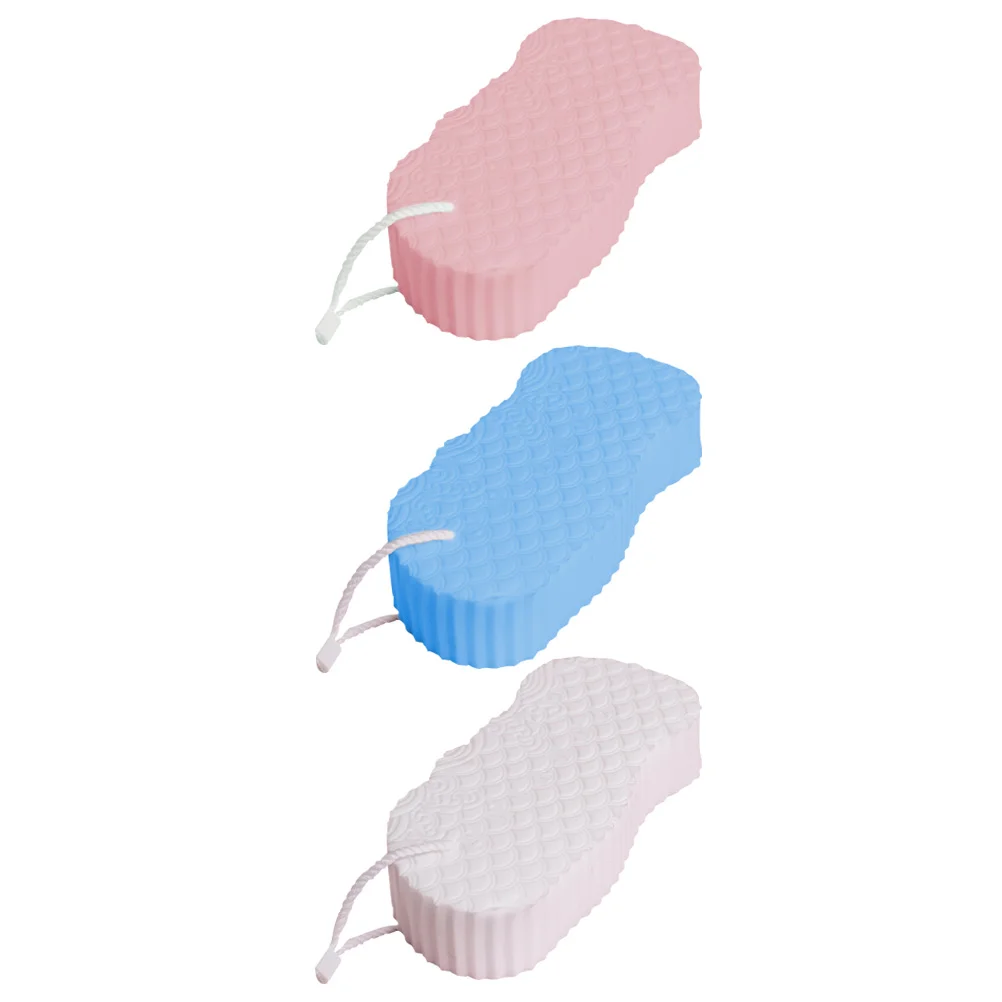 

3Pcs Comfortable Children's Bath Towel Baby Painless Bath Product Bath Sponge