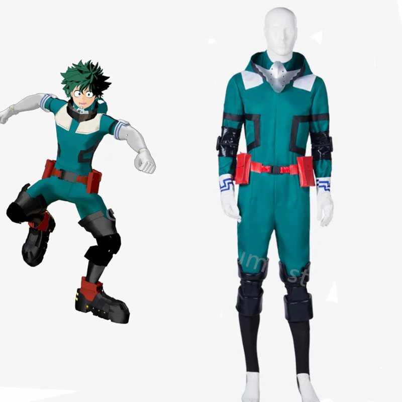 

Костюм для косплея унисекс моя геройская Академия Izuku Midoriya, наряды с париком, костюмы на Хэллоуин, карнавальный костюм для девочек и мальчик...