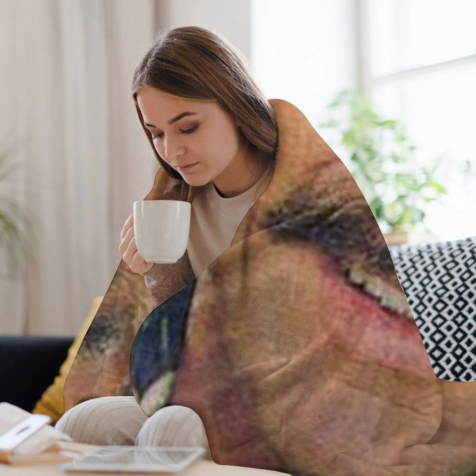 Том Selleck Забавная маска для лица Magnum P.I. Стильное одеяло самое мягкое зимы.