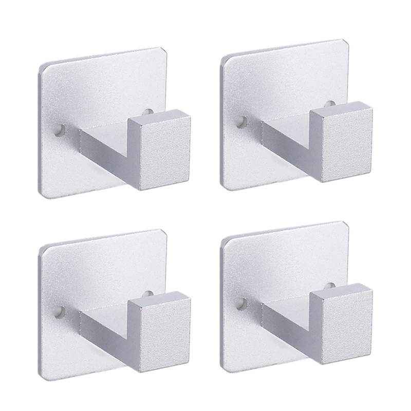 

4 шт. крючки для полотенец, крючок для пальто, квадратный крючок для одежды для ванной комнаты, гостиницы, кухни