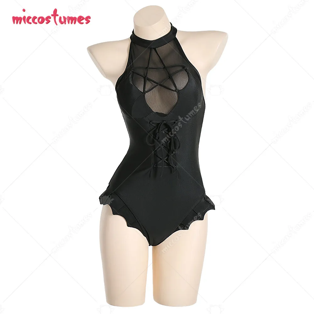 

Женские Купальники Miccostumes, купальный костюм в стиле летучей мыши, Цельный купальник с перчатками