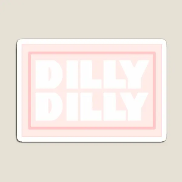 Дилли дилли пастельный розовый Магнит Магнитные домашние игрушки наклейки Красочные Дети Забавный Симпатичный держатель детский Декор холодильник