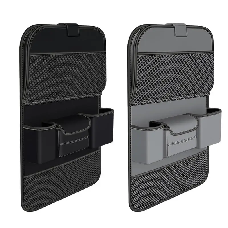 

Storage Pockets Vehicle Back Rear Trunk Storage Car Backseat Organizer with Foldable Table Tray For Cars, Suvs, Vehicles