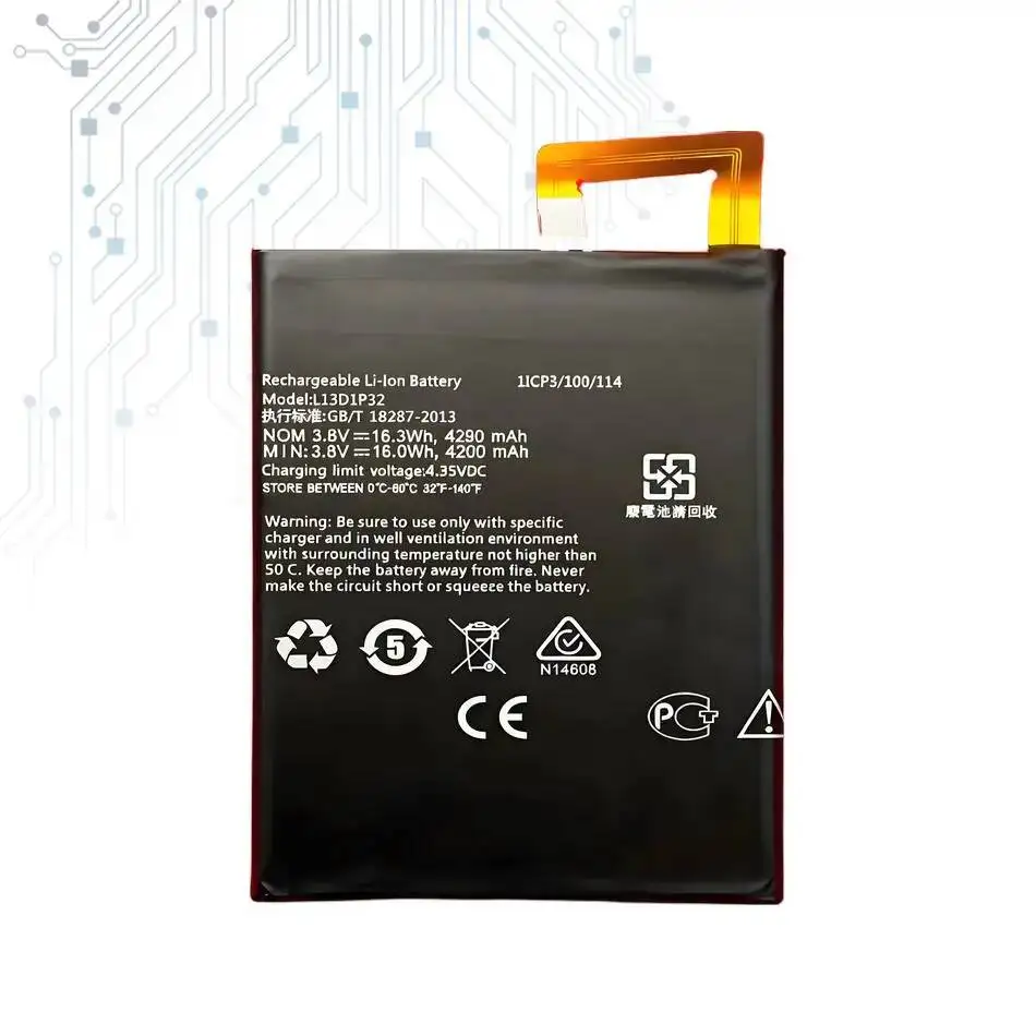 Фото Аккумулятор L13D1P32 4290 мАч для Lenovo Tab S8 S8-50 S8-50L S8-50LC S8-50F Tab 2 A8-50 A5500 A8-50F A8-50LC TAB3 8 TB3-850F TB3-850M №4