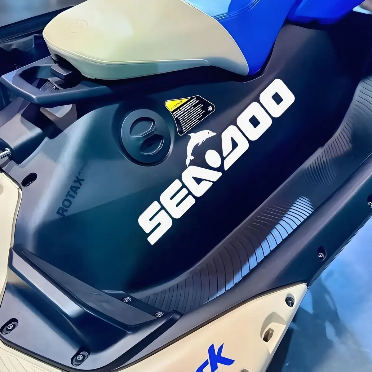 Фото Наклейки для гидроциклов Sea-Doo Spark Trixx, наклейки для лодок Seadoo, мини-гидроциклов, светоотражающие водонепроницаемые наклейки, аксессуары. №2
