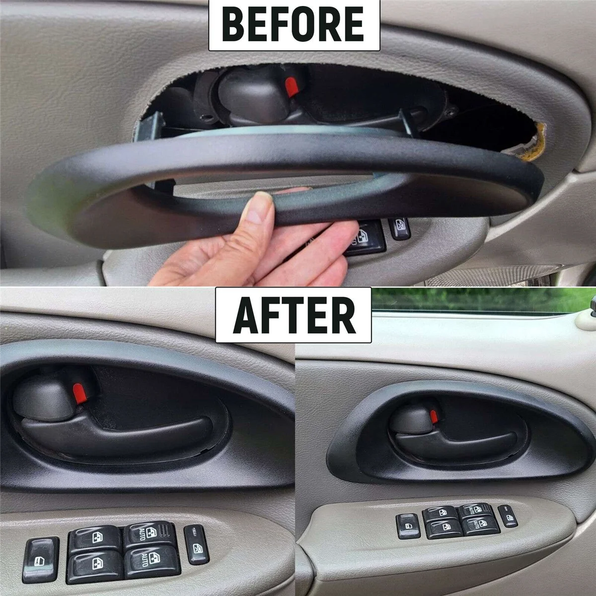 4 шт. передняя и задняя внутренняя двери фонарь серый для Chevrolet Trailblazer 2002-2009 15214503