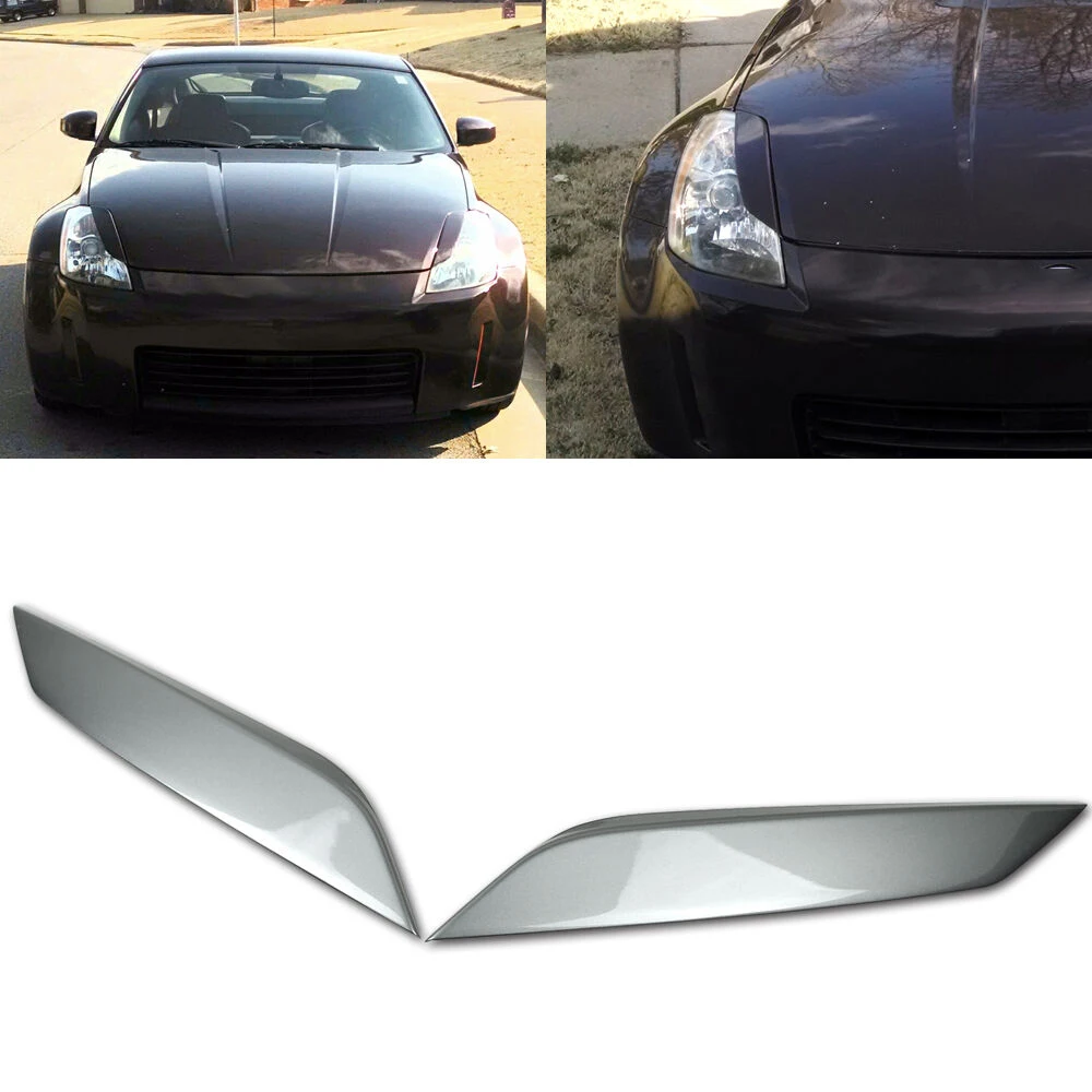2 шт. накладки на передние фары для Nissan 350Z