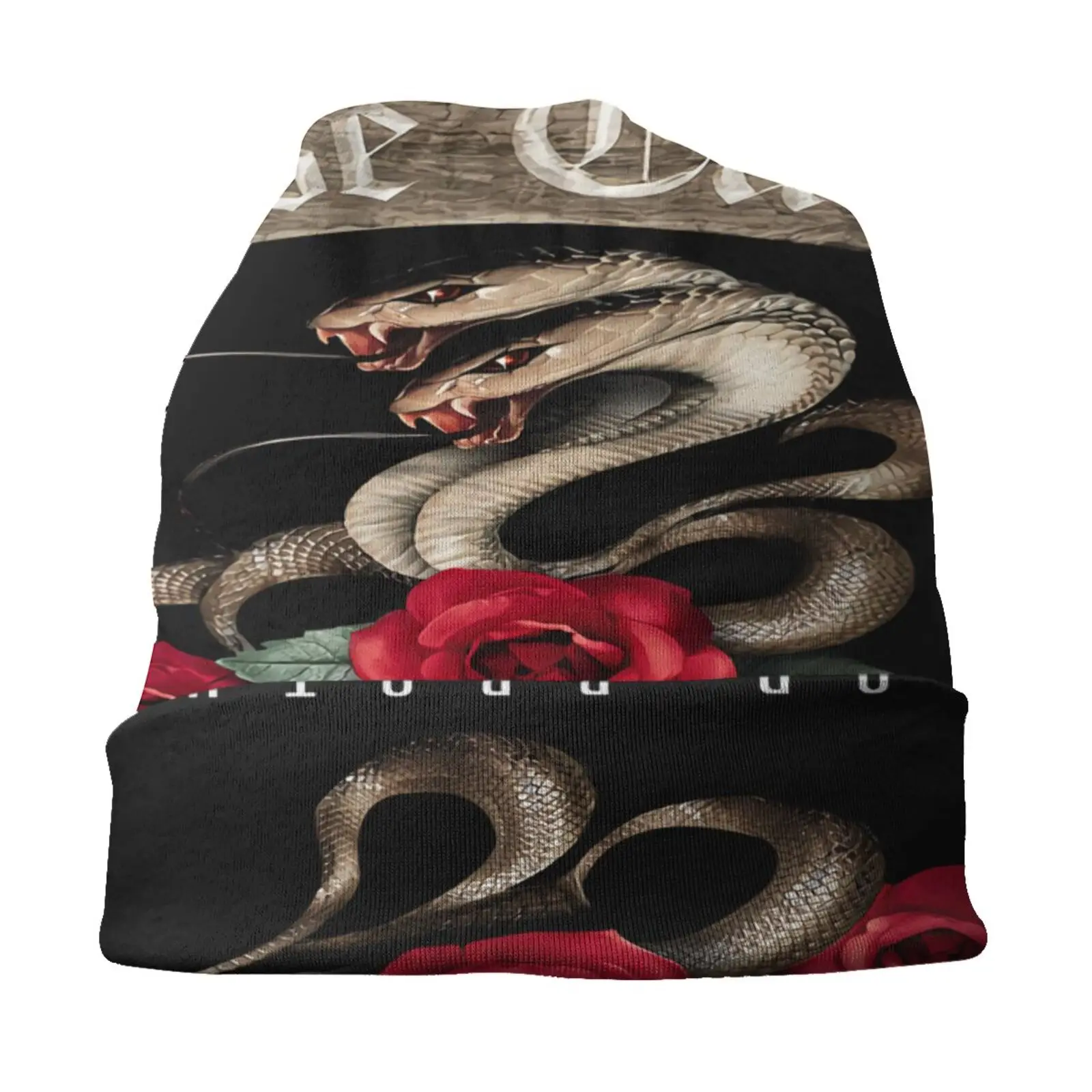 

Кепка-Панама для мужчин и девушек, вязаная Балаклава в стиле хип-хоп, с надписью «Rose Tattoo» N Roll