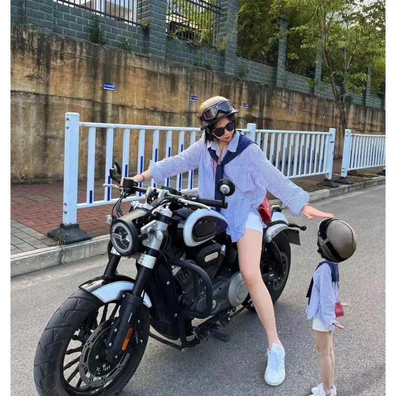 Женский кожаный ретро-шлем ультралегкий полушлем в розовом цвете стиле DOT ECE для