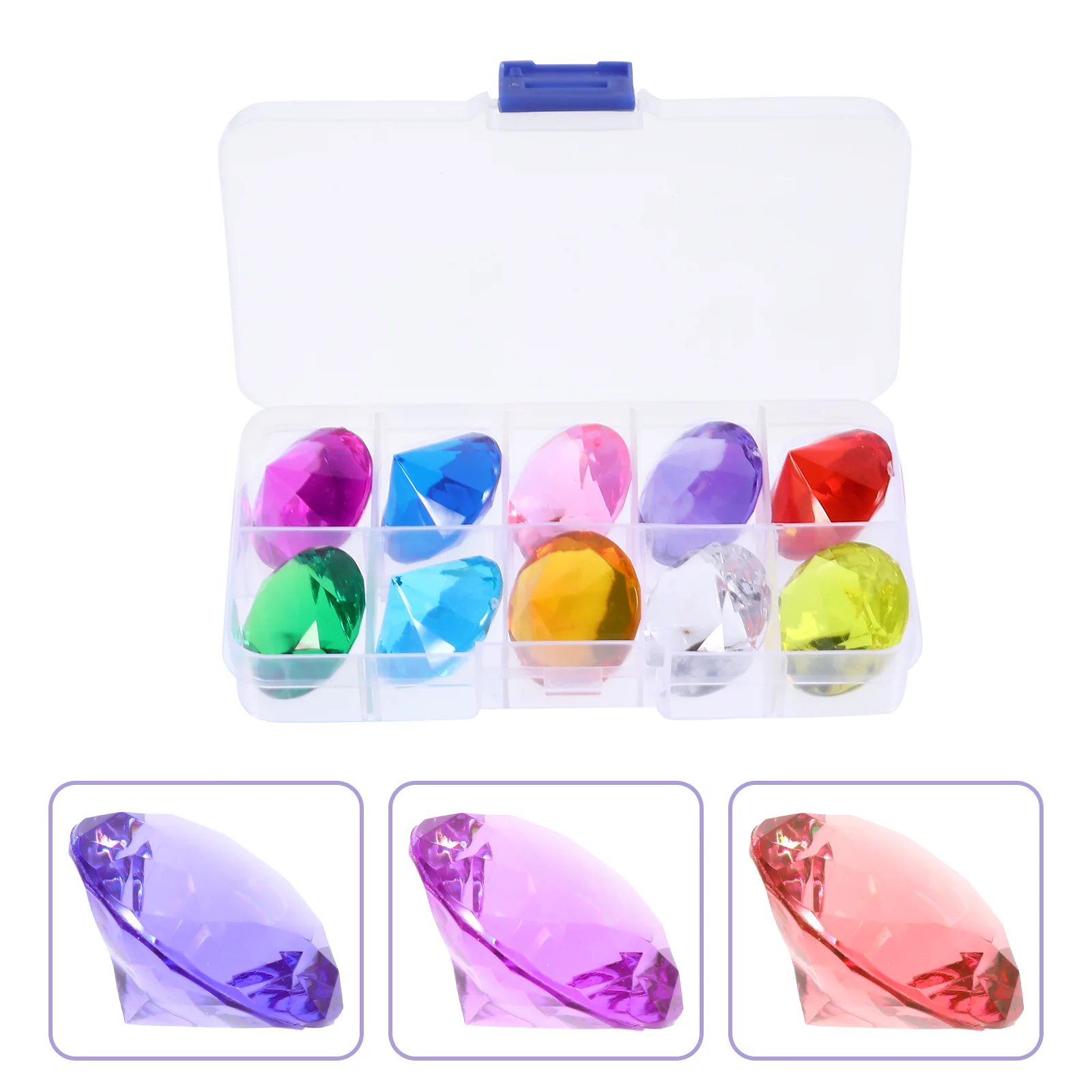 

Handmade Decorative Accessories Diamond Toys Girls Gems Kids DIY Set Props Women's
