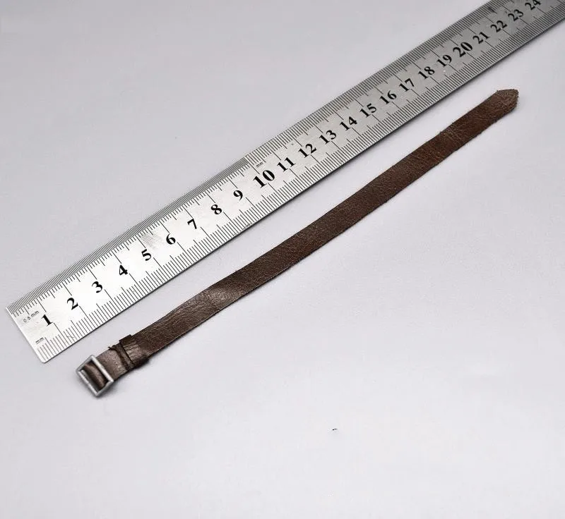 

1/6 Scale WWII German Army Male Brown Leather Belt Model for 12''Figure DIY Accessories