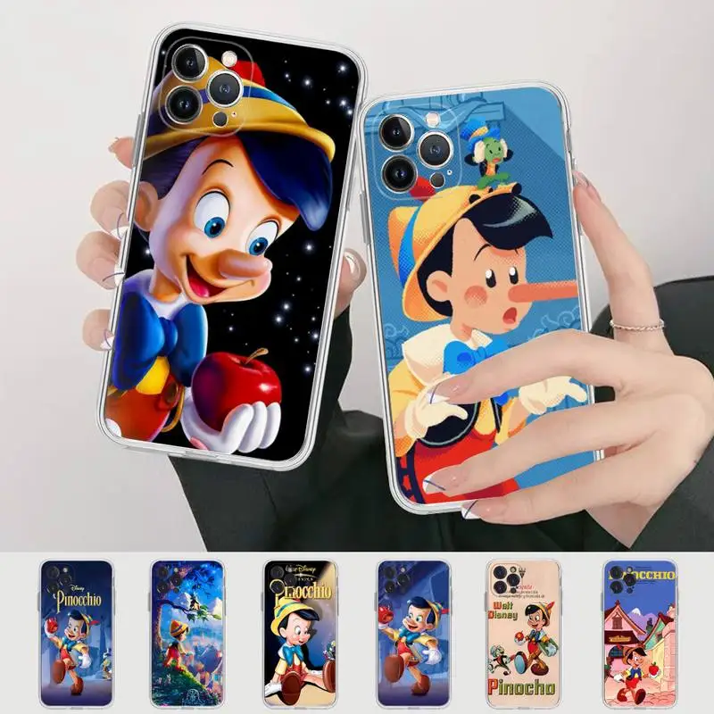

Disney Pinocchio Phone Case For iPhone 14 11 12 13 Mini Pro XS Max Cover 6 7 8 Plus X XR SE 2020 Funda Shell