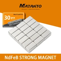 30pcs 20x10x10 rectangular strong powerful magnets n35 20x10x10mm block rare earth neodymium magnet 201010 mm
